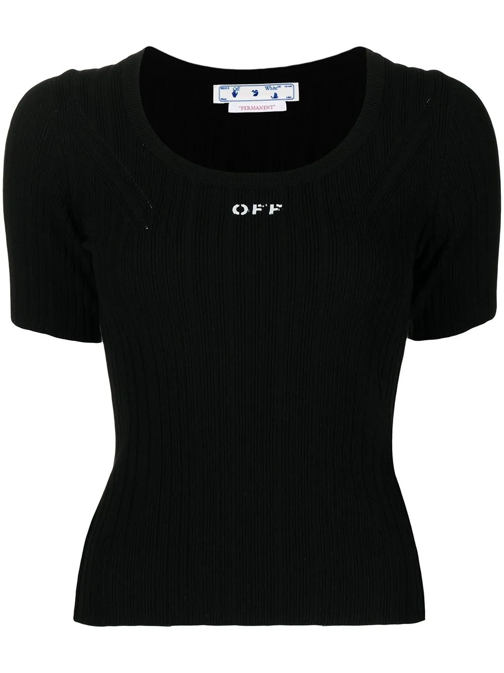 Off-White playera con logo estampado | negro | Image 1