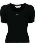 Off-White logo-print T-shirt - Black