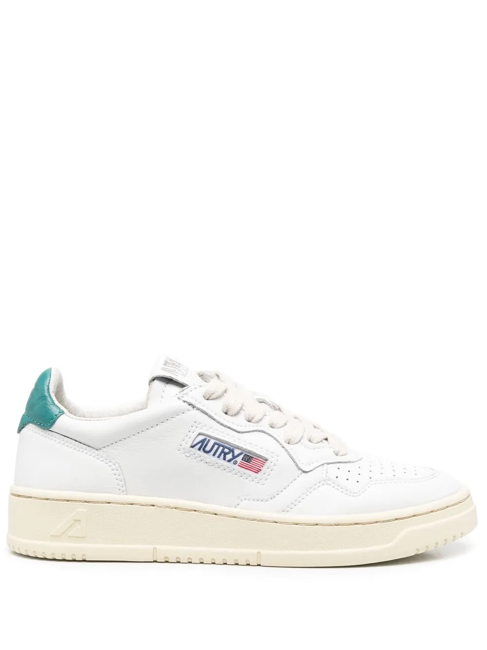 

Autry logo-patch sneakers - White