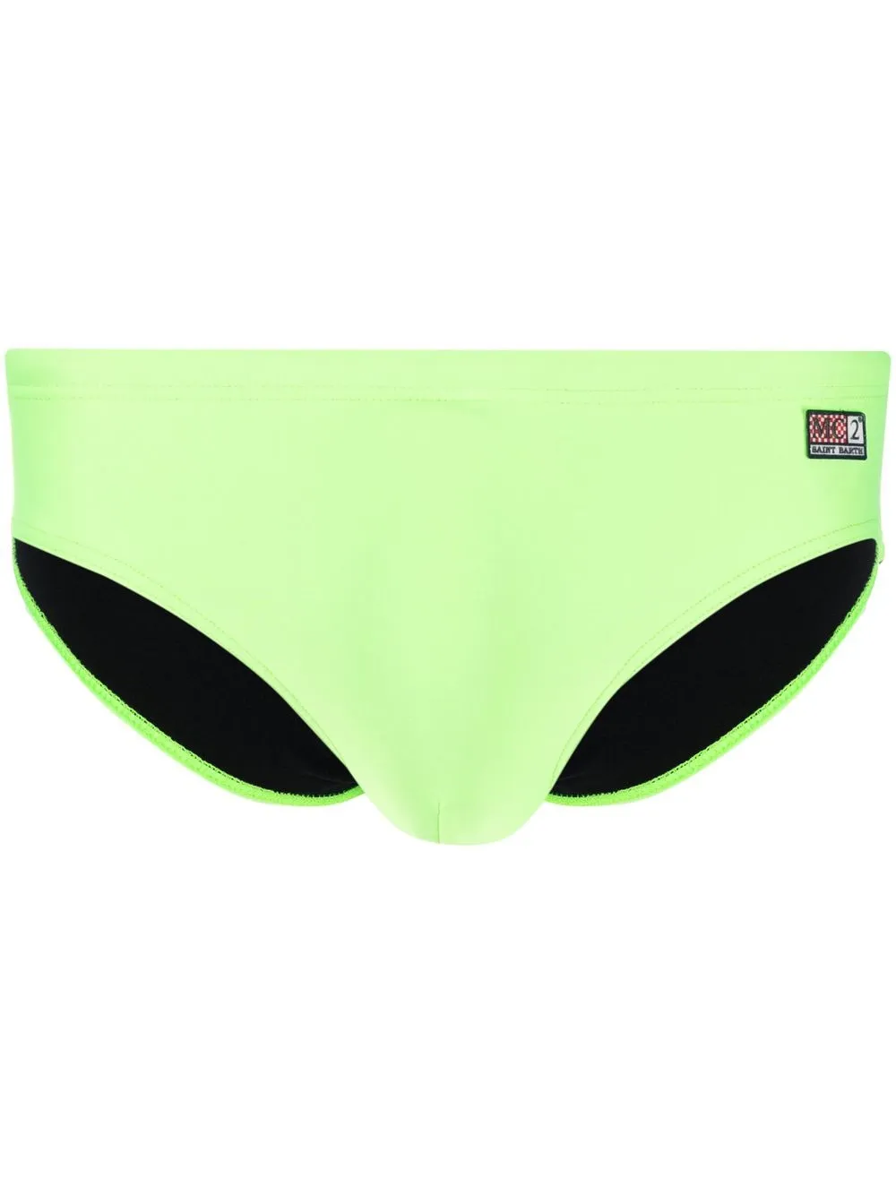 

MC2 Saint Barth traje de baño con parche del logo - Verde