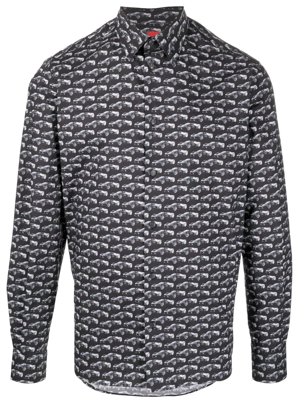 

Ferrari Ferrari-print cotton shirt - Black