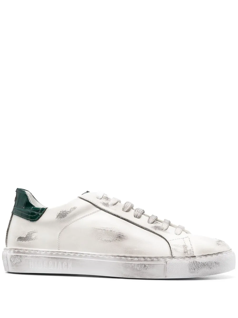 

Hide&Jack worn-effect low-top sneakers - White