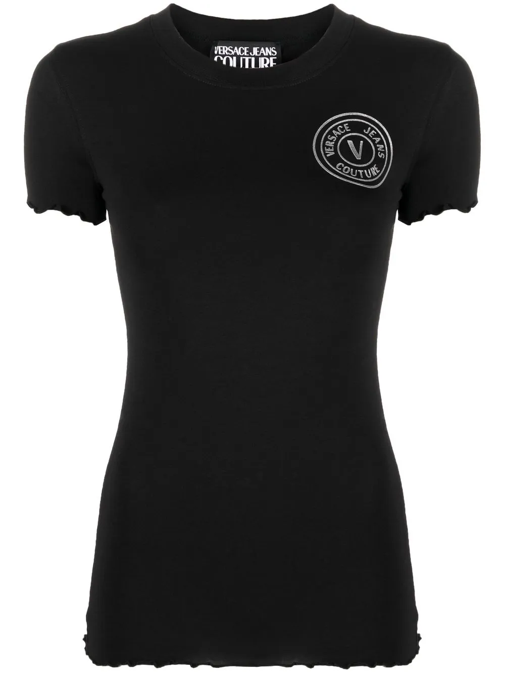 

Versace Jeans Couture playera manga corta con logo estampado - Negro