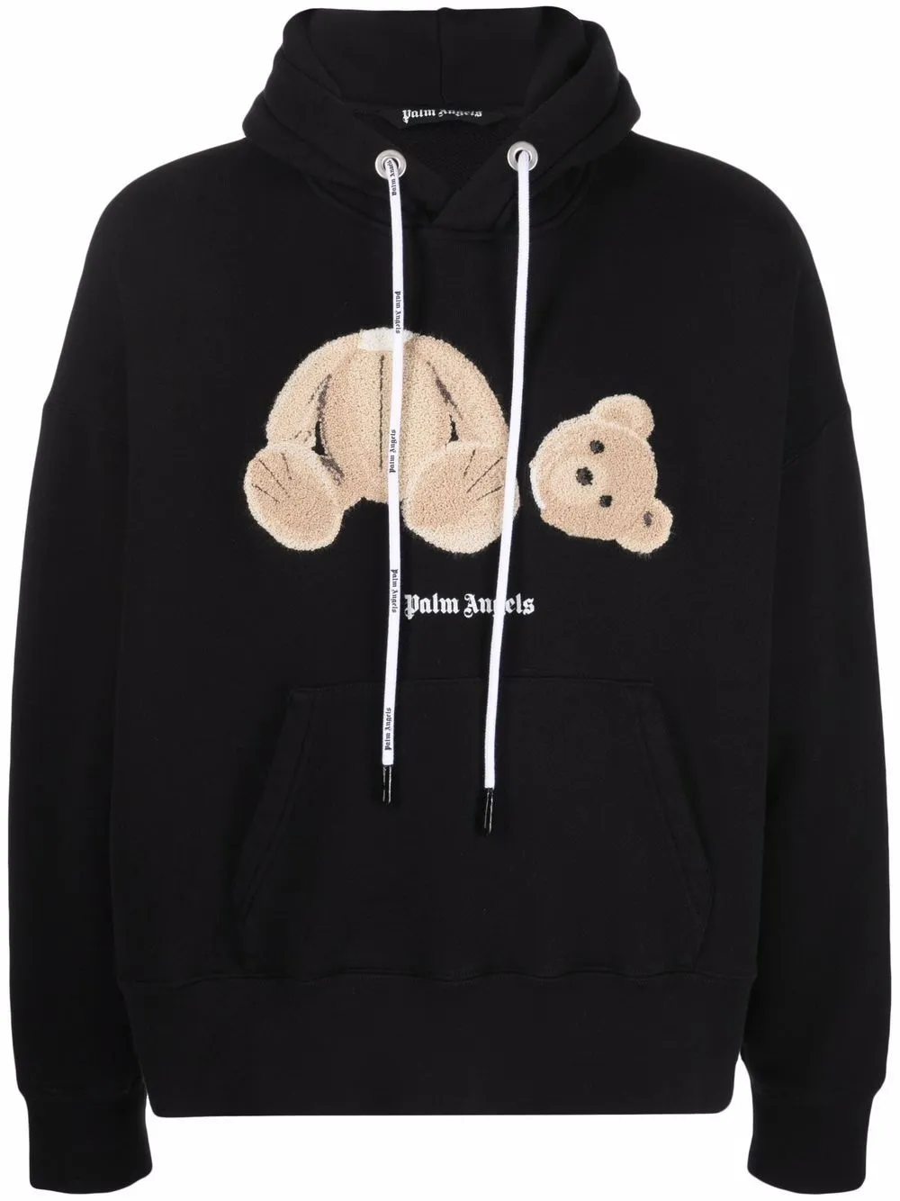 

Palm Angels Bear-motif hoodie - Black