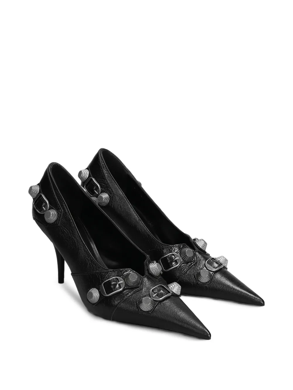 Cagole 90mm Cracked Pumps