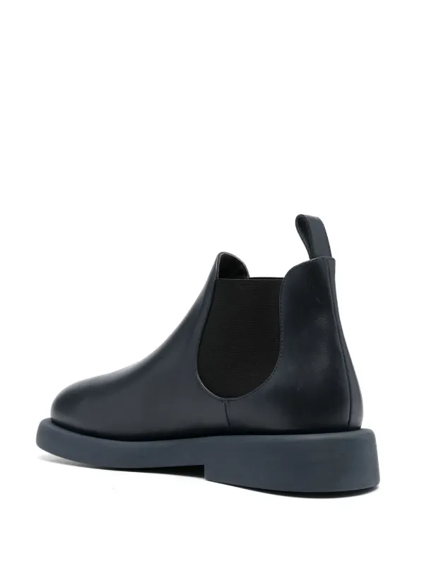 【関税込み】Marsell ネイビー Cassettino チェルシーブーツ Marsèll Calf Leather Ankle Boots | Blue | FARFETCH JO