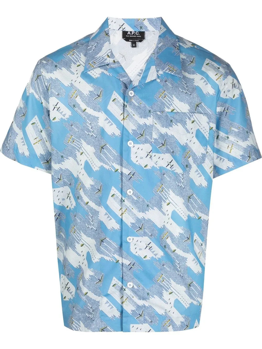 

A.P.C. Coe sky short-sleeve shirt - Blue