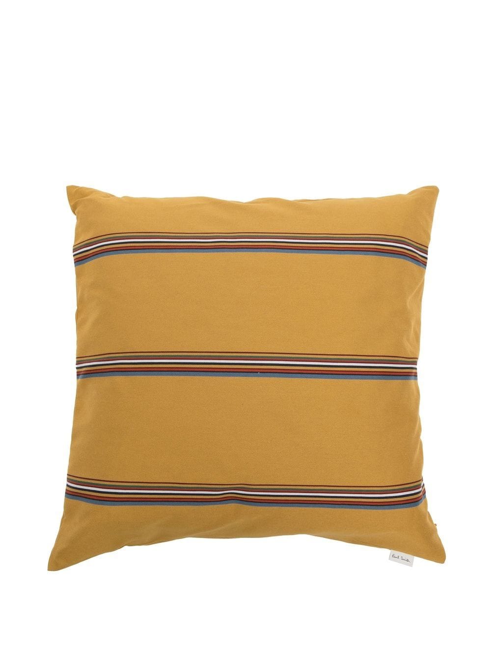 Shop Paul Smith Signature Stripe Cushion In Yellow