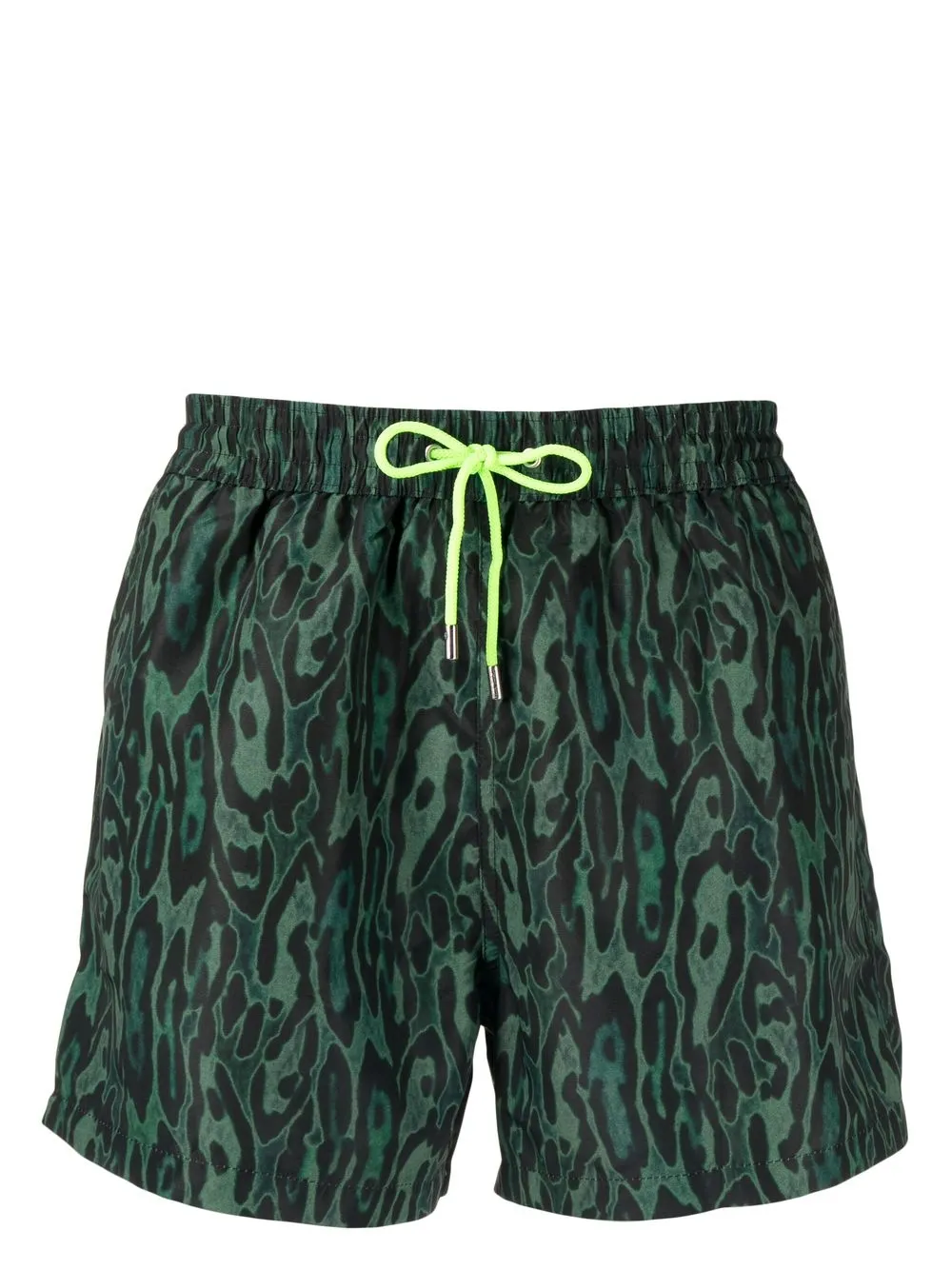 

Paul Smith animal-print drawstring swim shorts - Green