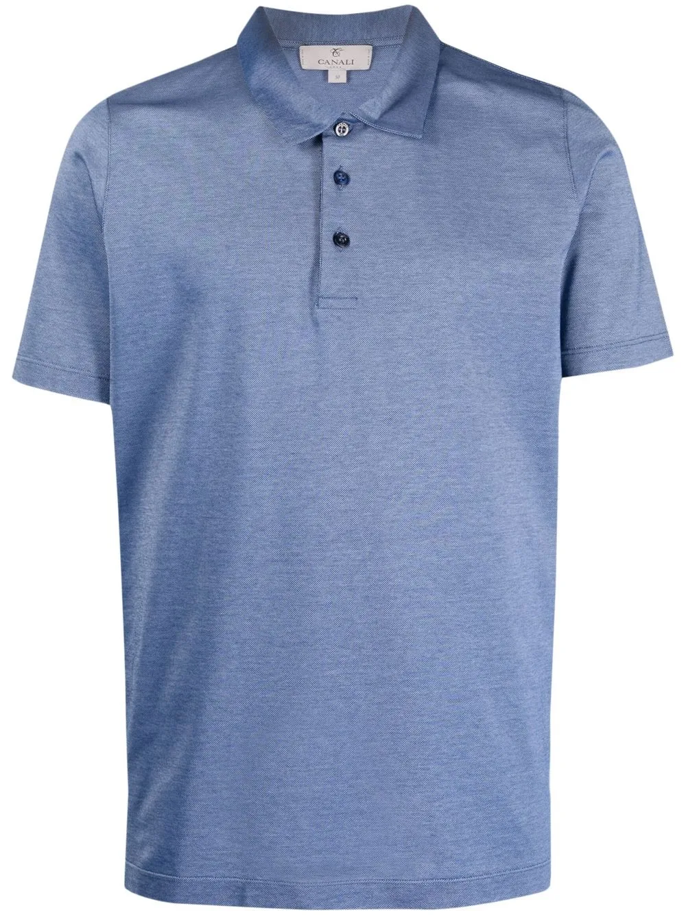 

Canali playera tipo polo manga corta - Azul