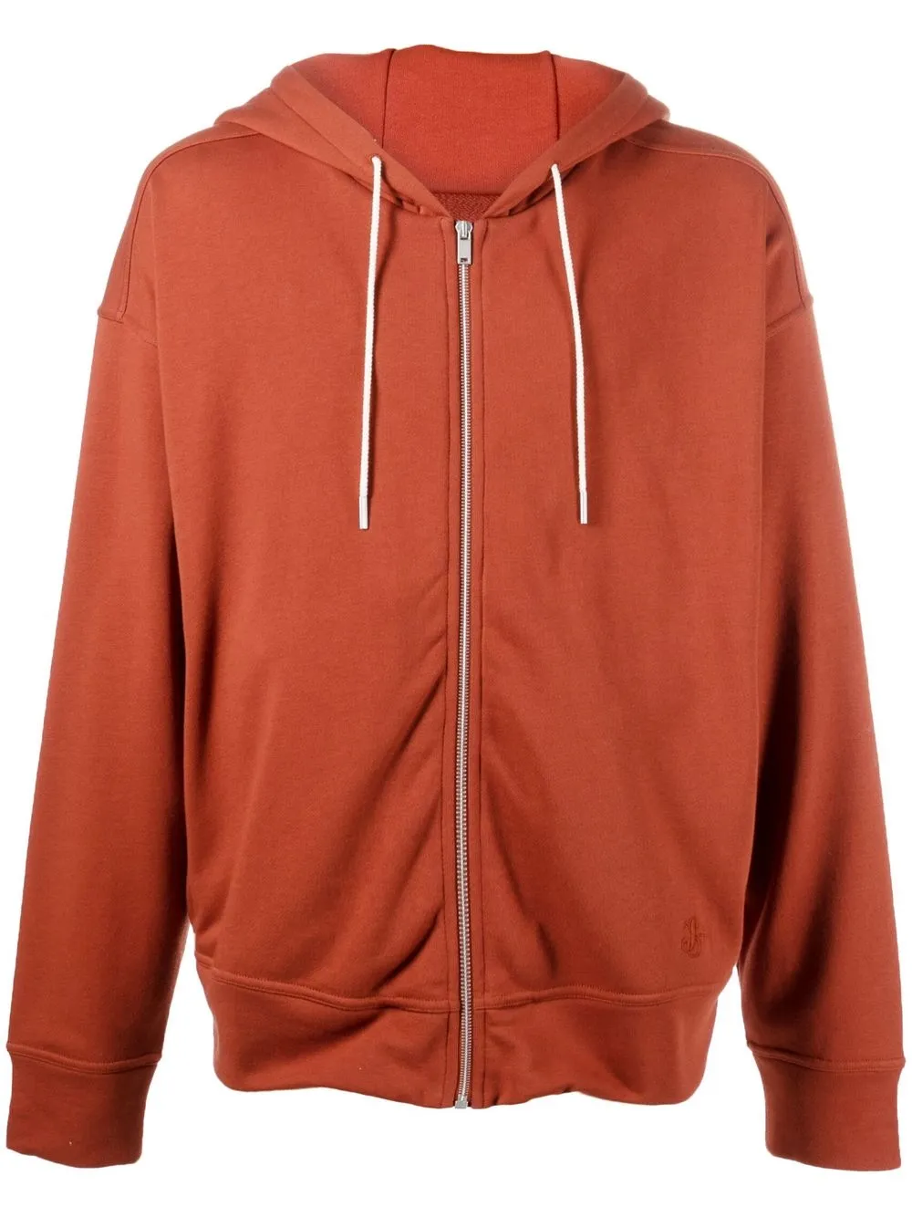 

Jil Sander hoodie con logo bordado - Naranja