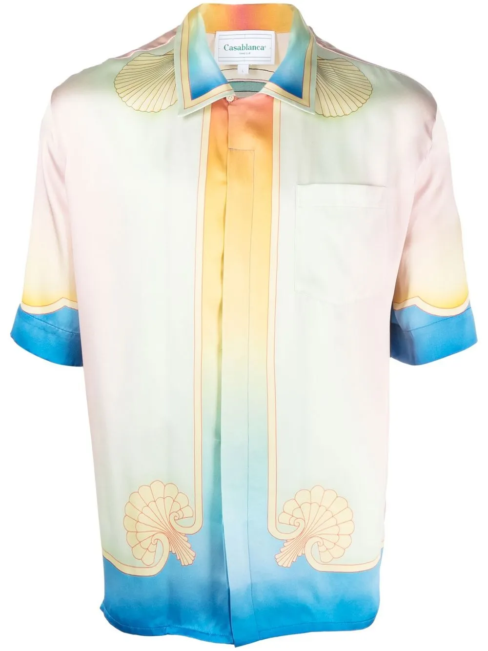 

Casablanca Lucid Dreams silk shirt - Neutrals