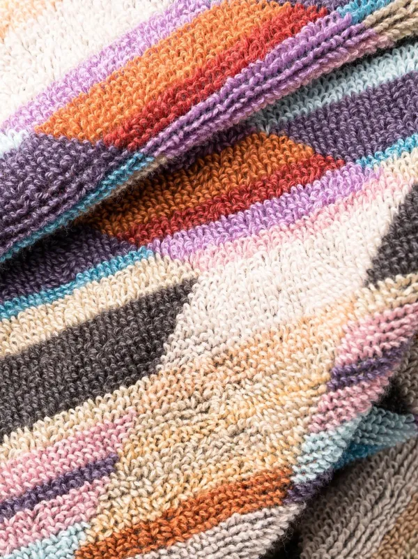 Missoni Home all-over graphic-print Bathrobe | Yellow | FARFETCH