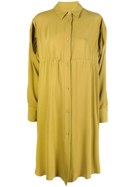 MM6 Maison Margiela slit-sleeved shirt dress Women