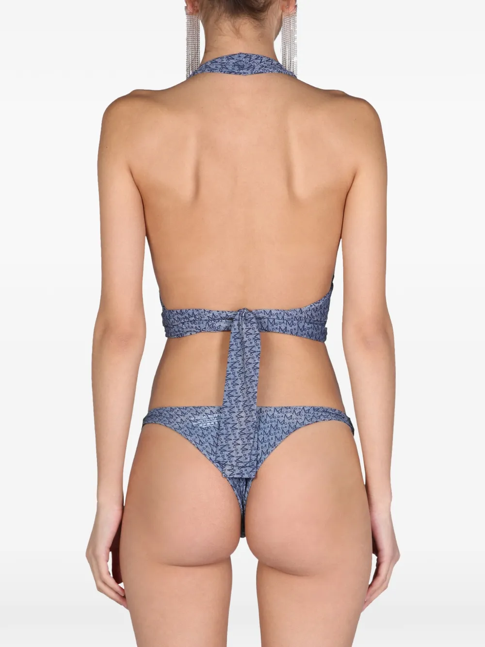 Magda Butrym Bikini met uitgesneden details Blauw