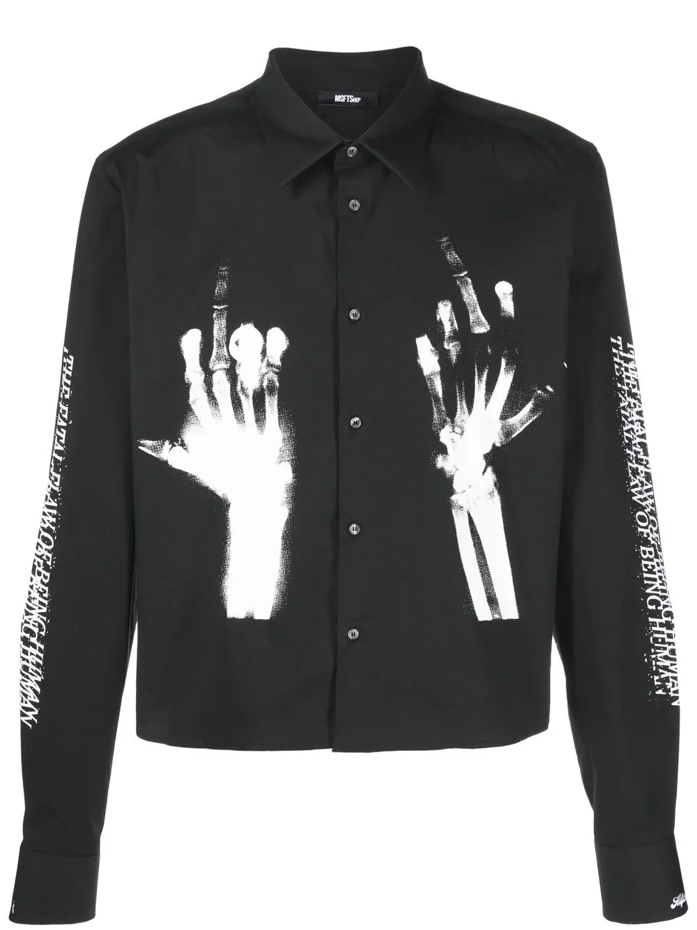 

MSFTSrep camisa Middlefinger - Negro