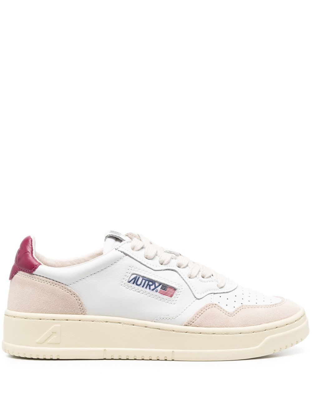 

Autry tenis con agujetas y parche del logo - Blanco