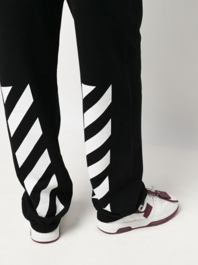 off white striped pants