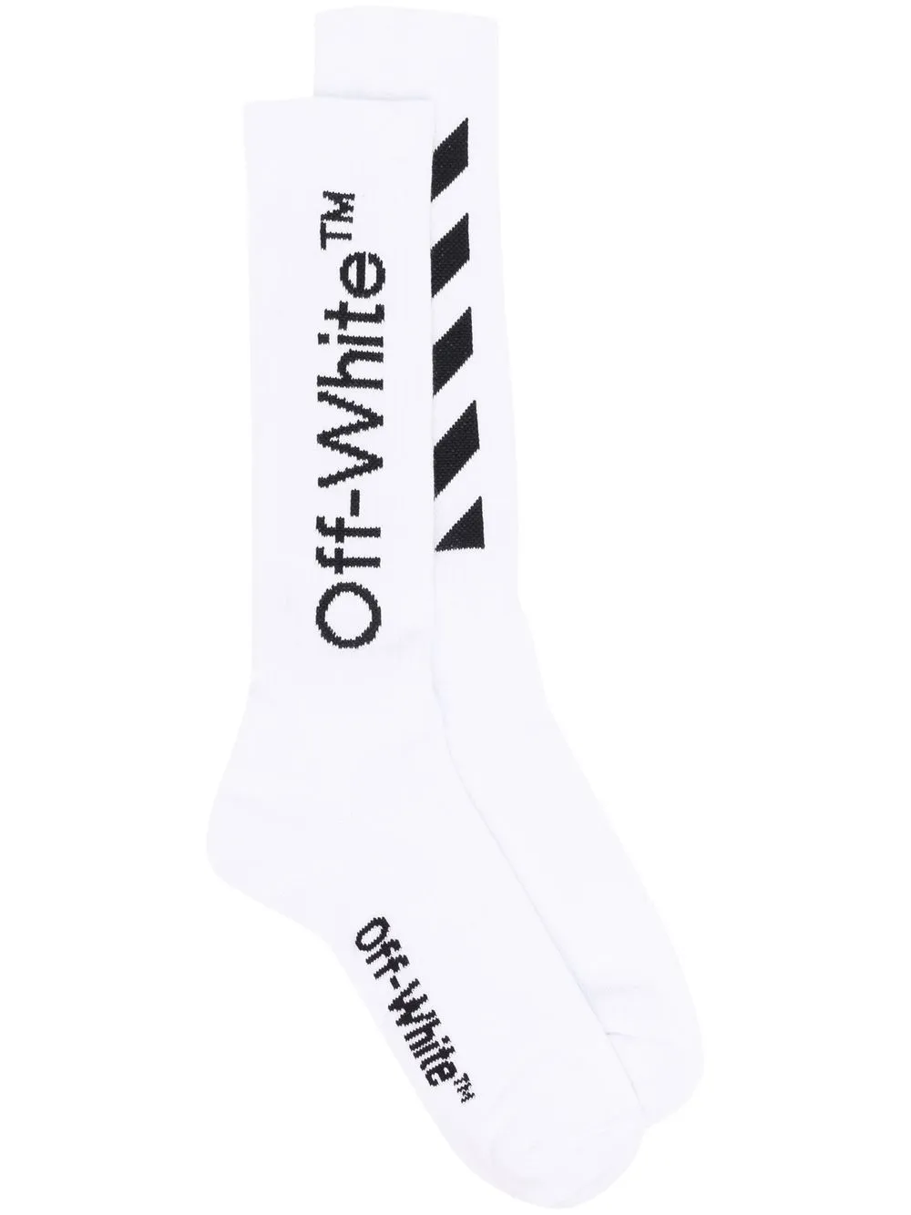 

Off-White calcetines Helvetica - Blanco