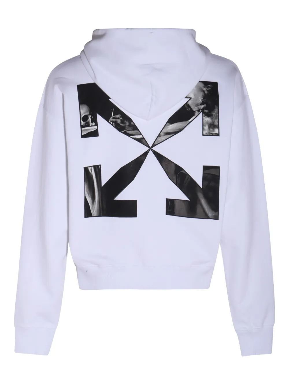 Off-White Caravaggio Arrow Over Hoodie | White | FARFETCH