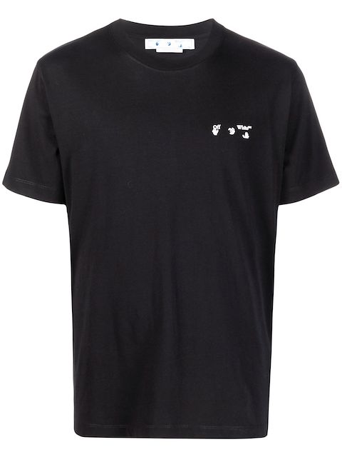 Off-White Ow logo-print slim-cut T-shirt
