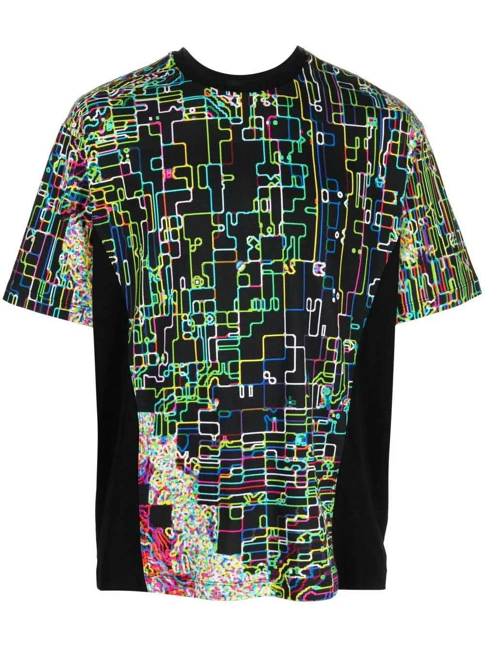 

Ferrari abstract-print organic cotton T-shirt - Black