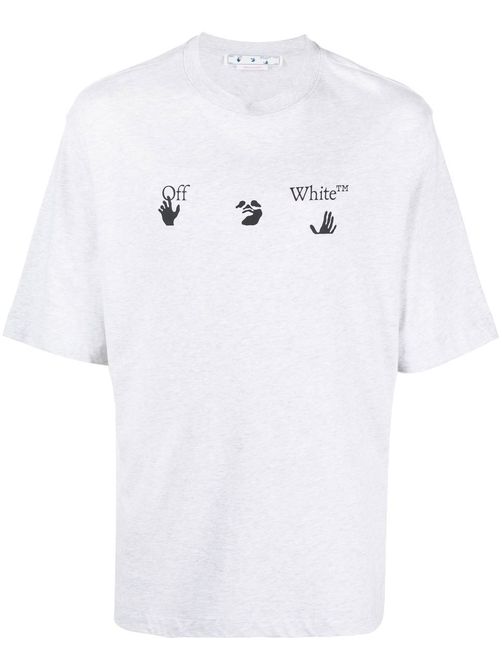 

Off-White playera con logo Swimming Man - MELANGE GREY BLACK