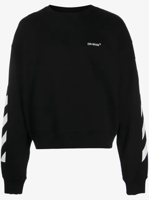 Off-White Felpa oversize Diagonal Helvetica