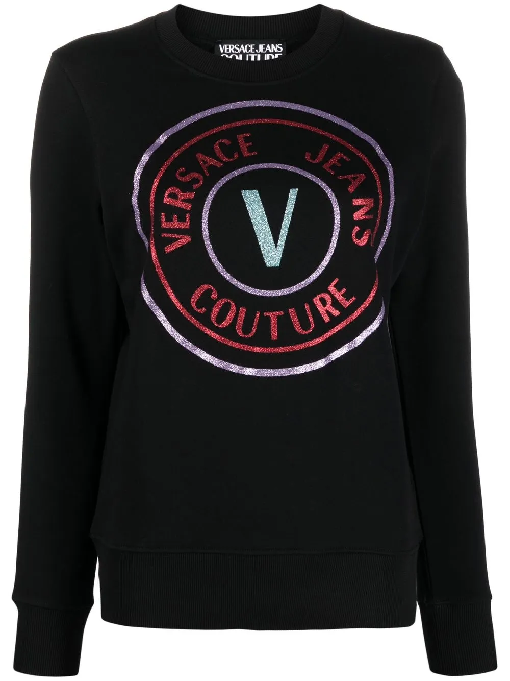 

Versace Jeans Couture sudadera con logo estampado - Negro