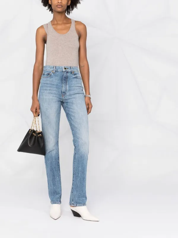 KHAITE Daria straight-leg Jeans - Farfetch