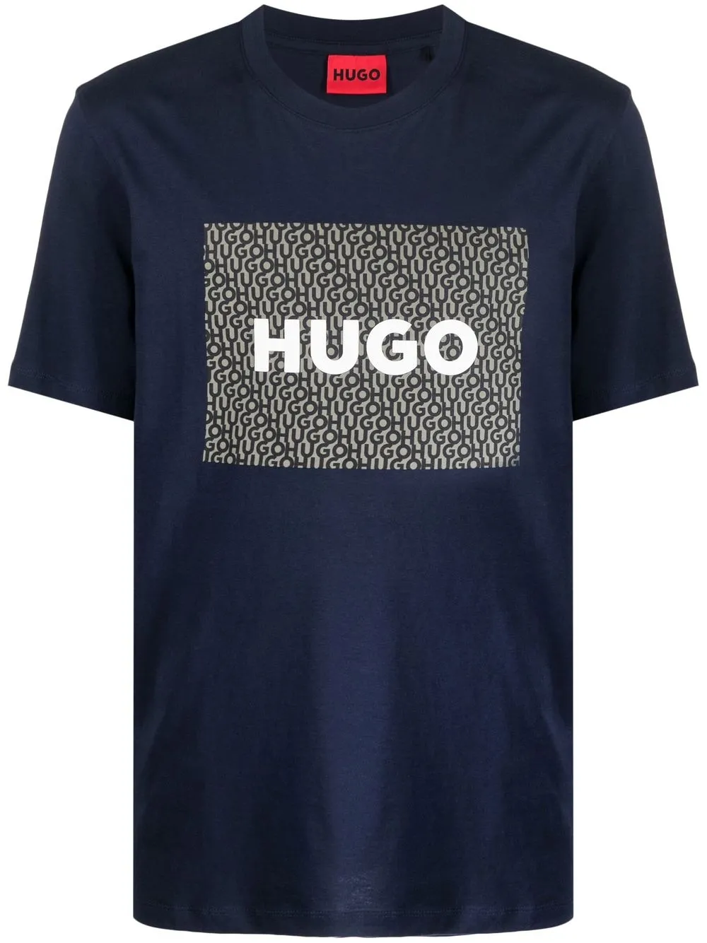 

BOSS logo-print T-shirt - Blue