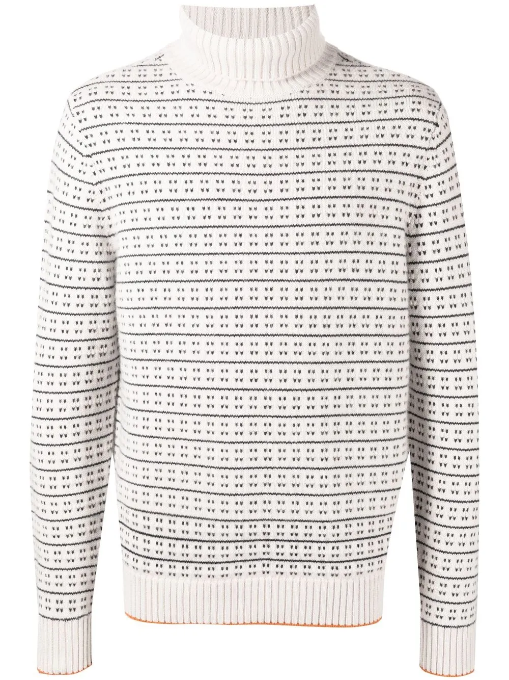 Shop N•peal Long-sleeve Roll-neck Jumper In White