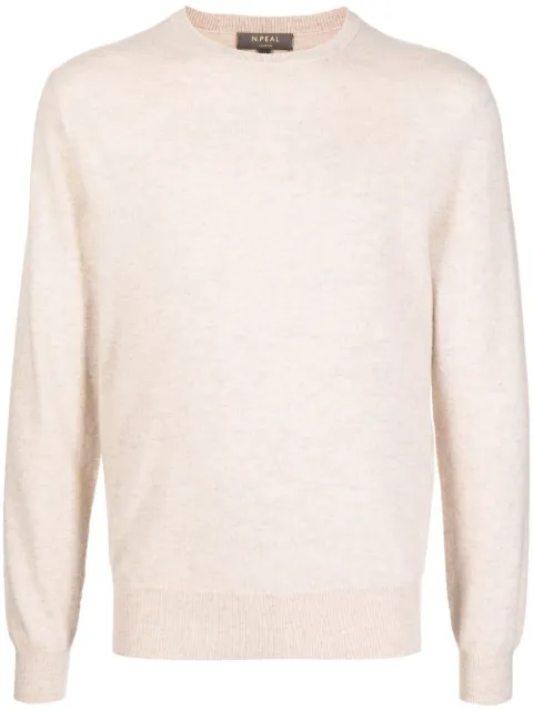 N.Peal crew-neck organic-cashmere jumper