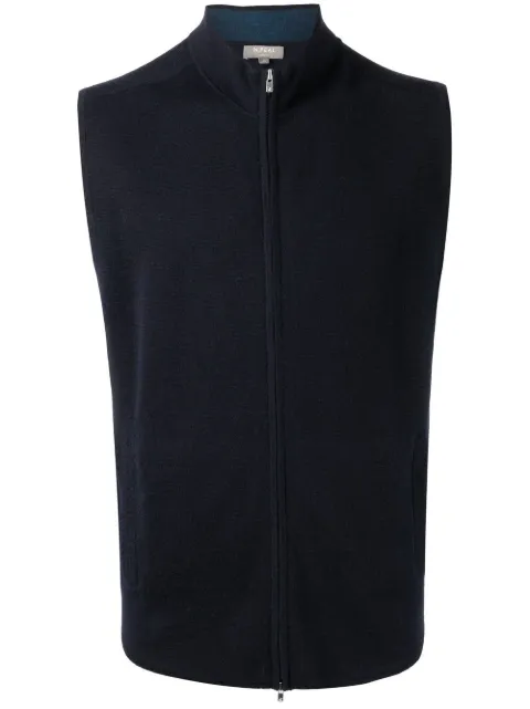 N.Peal cashmere zip-up gilet