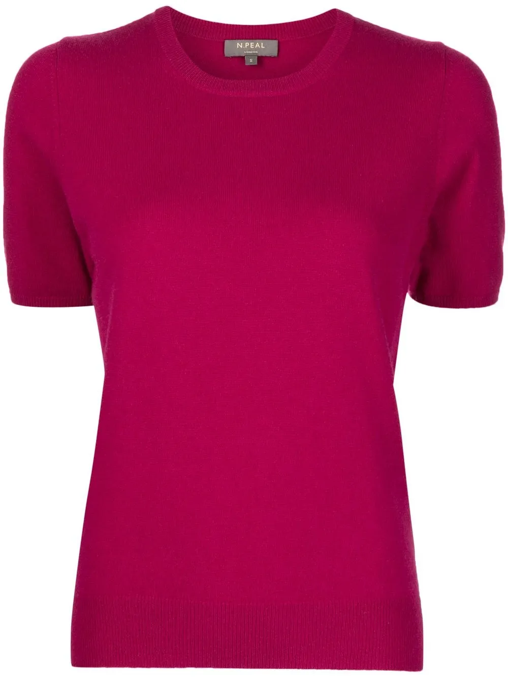 

N.Peal short-sleeve cashmere top - Purple