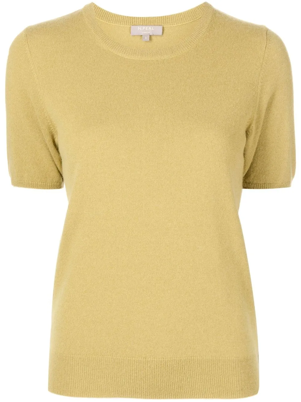 

N.Peal short-sleeve cashmere top - Green