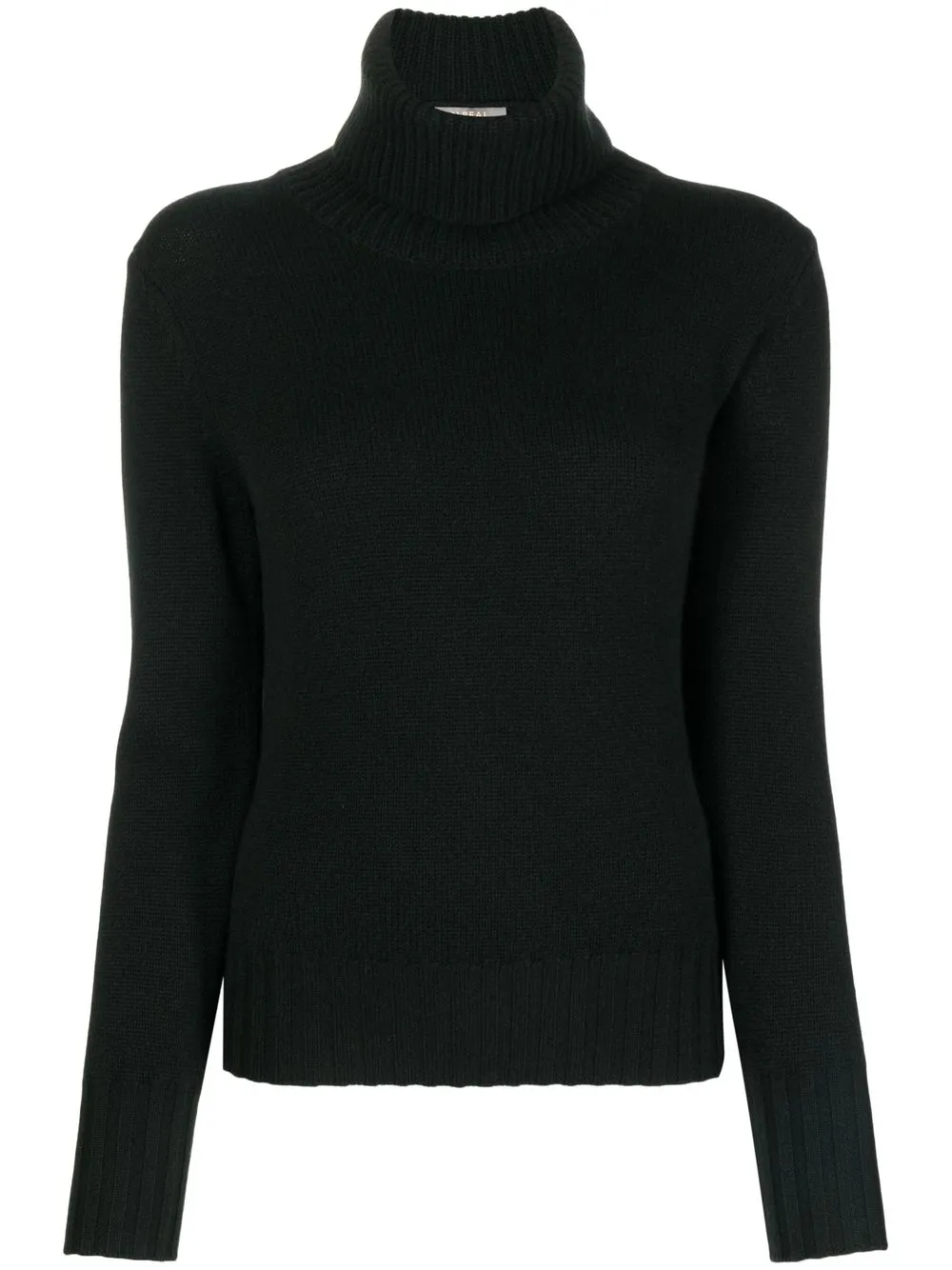 

N.Peal chunky roll-neck organic cashmere jumper - Black