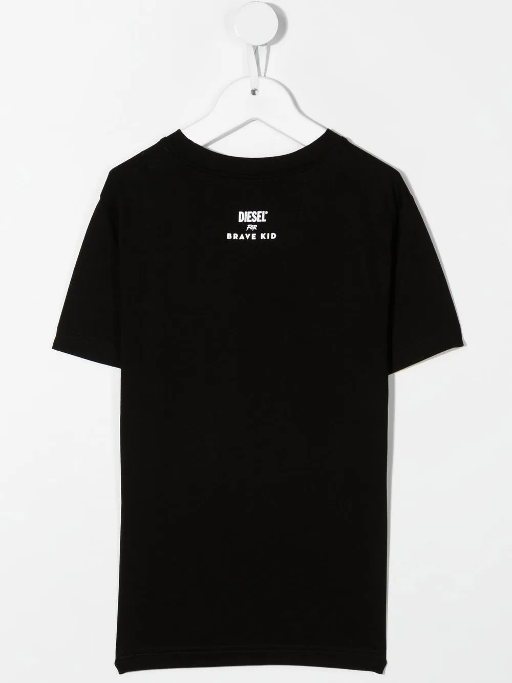 Diesel Kids T-shirt met logoprint - Zwart