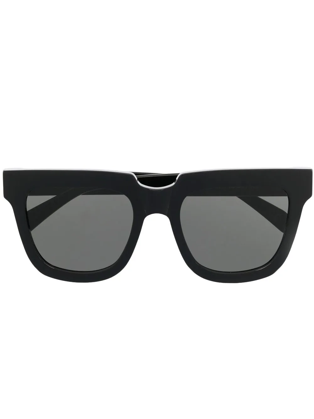 

Retrosuperfuture lentes de sol con logo estampado - Negro