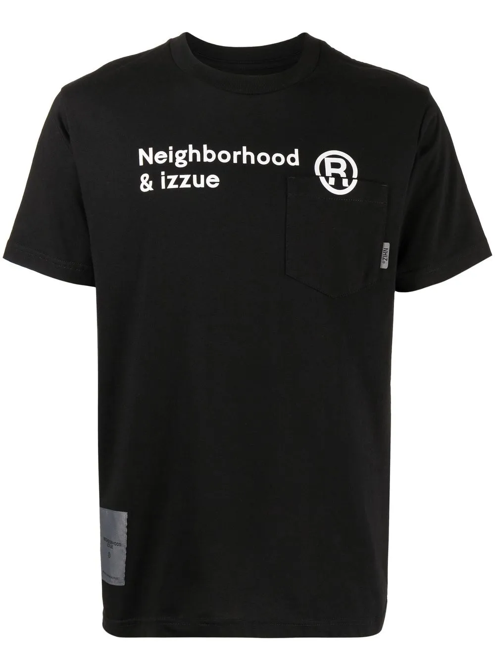 

izzue logo-print T-shirt - Black