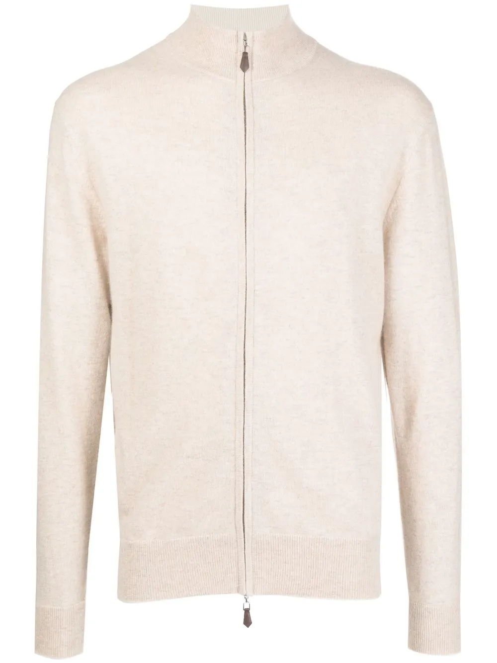 

N.Peal cashmere zip-up jumper - Brown