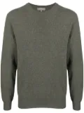 N.Peal crew-neck organic-cashmere jumper - Green