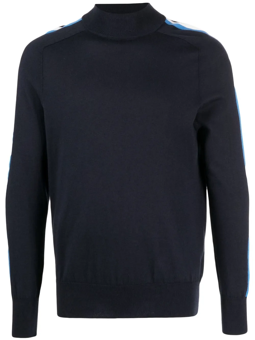 

N.Peal side-stripe knit jumper - Blue