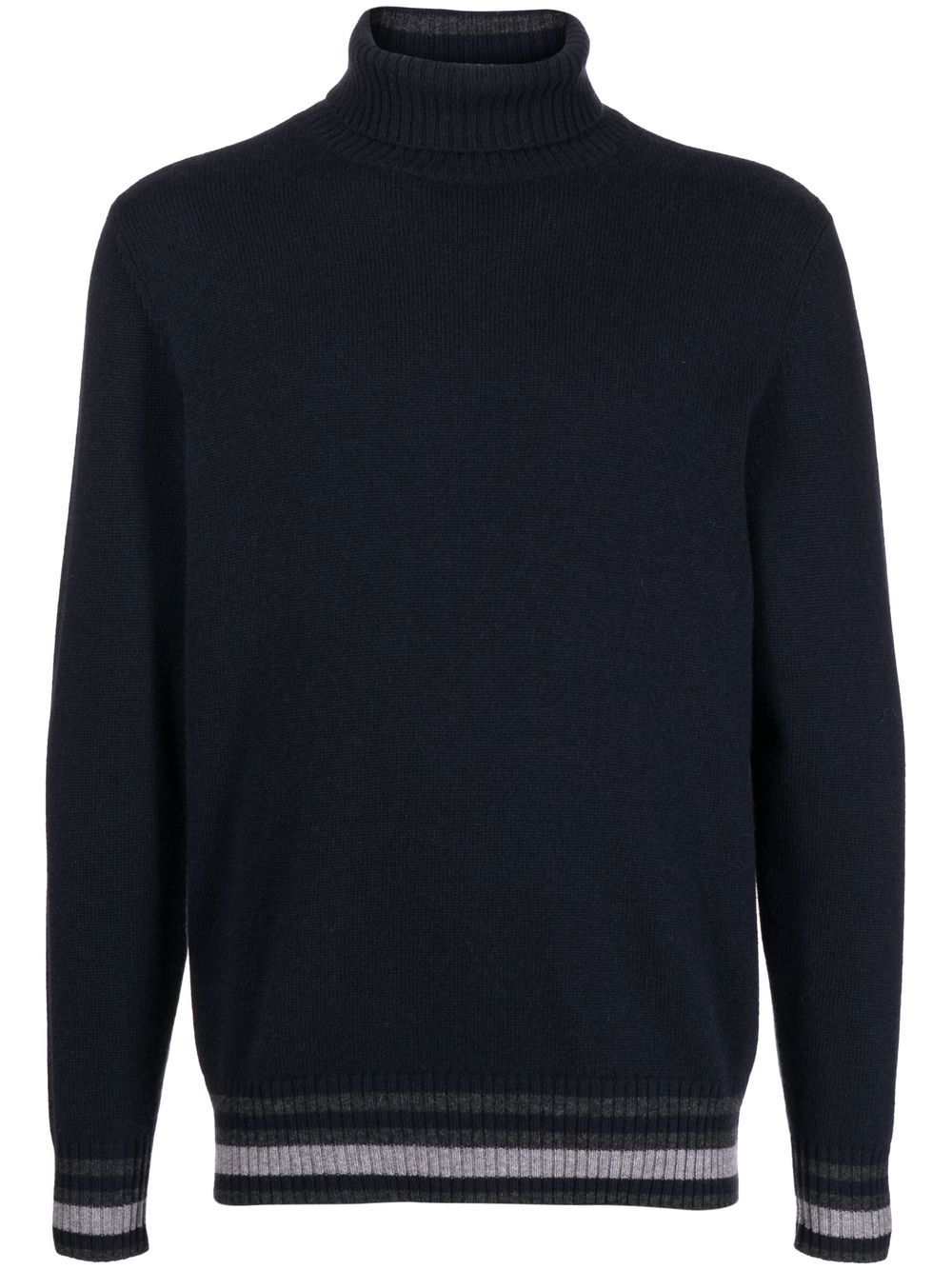 N.Peal roll-neck jumper - Blue