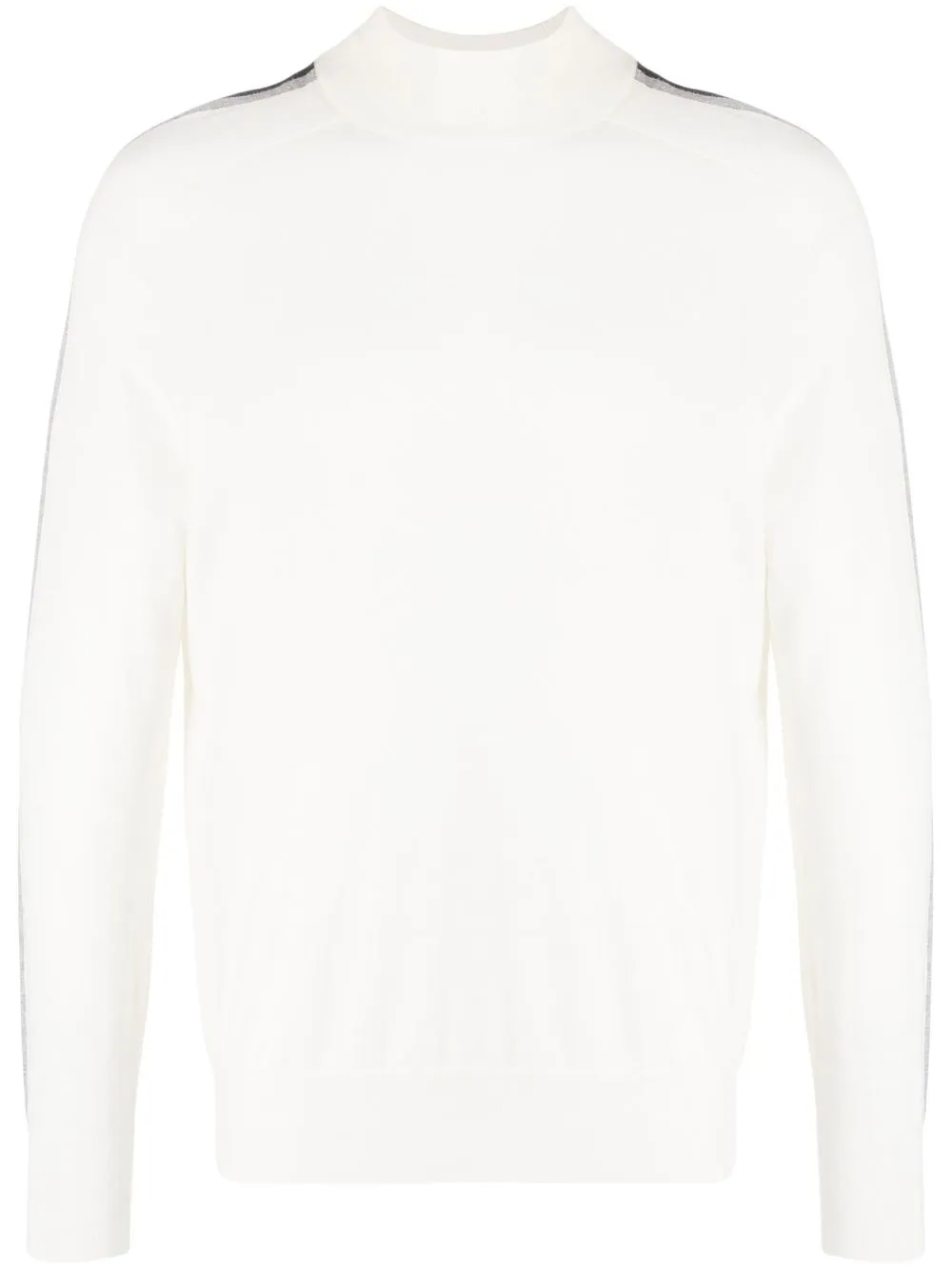 

N.Peal side-stripe knit jumper - White