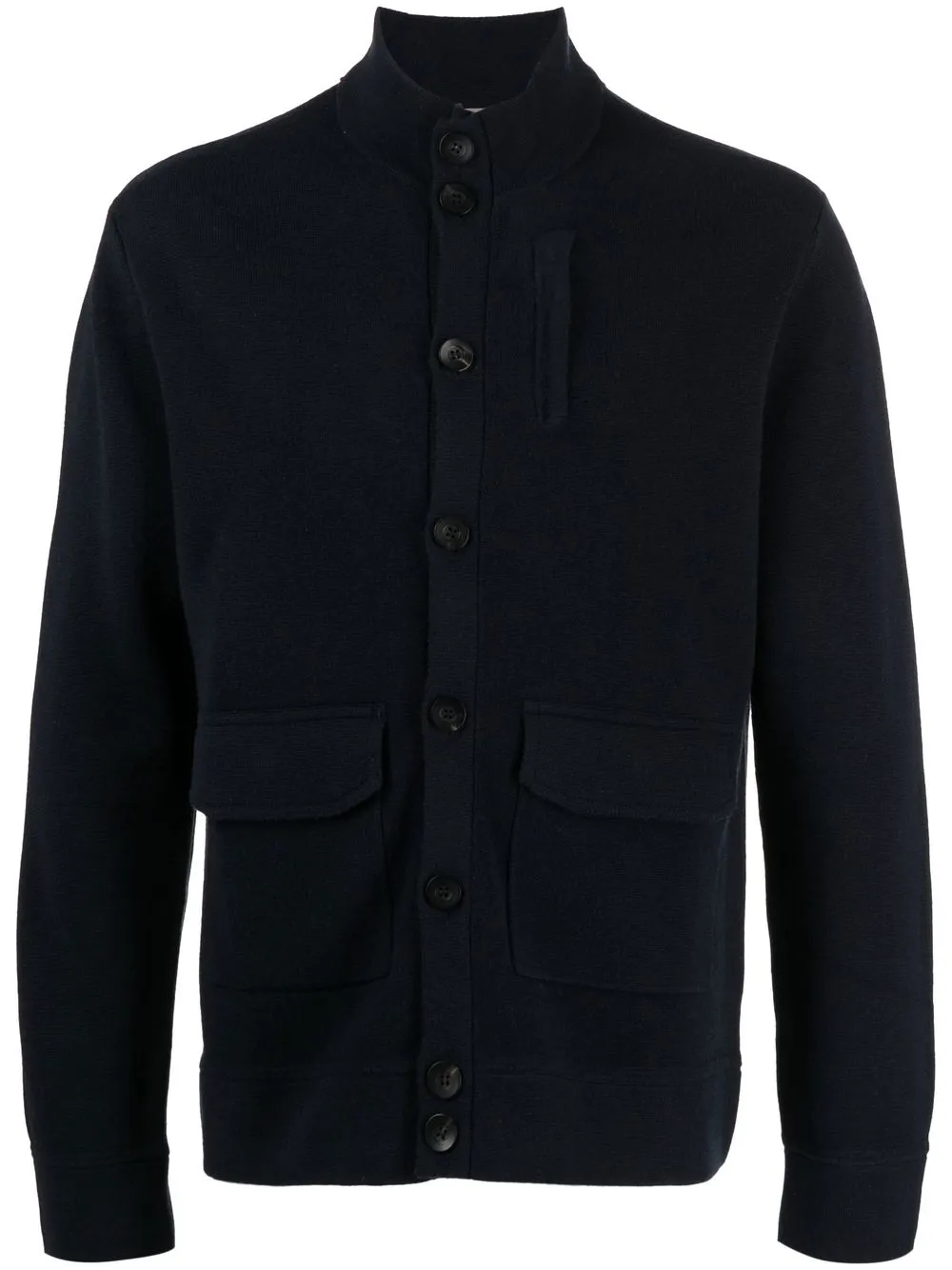 

N.Peal button-down wool-cashmere jacket - Blue