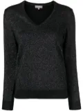 N.Peal sparkle-knit cashmere jumper - Black