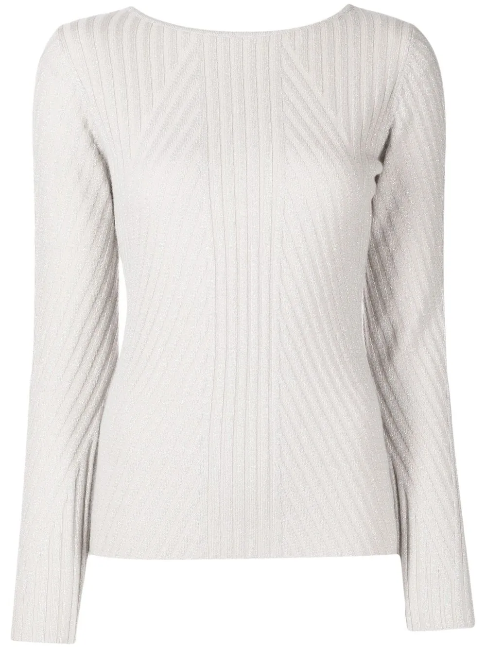 

N.Peal ribbed-knit cashmere jumper - Grey