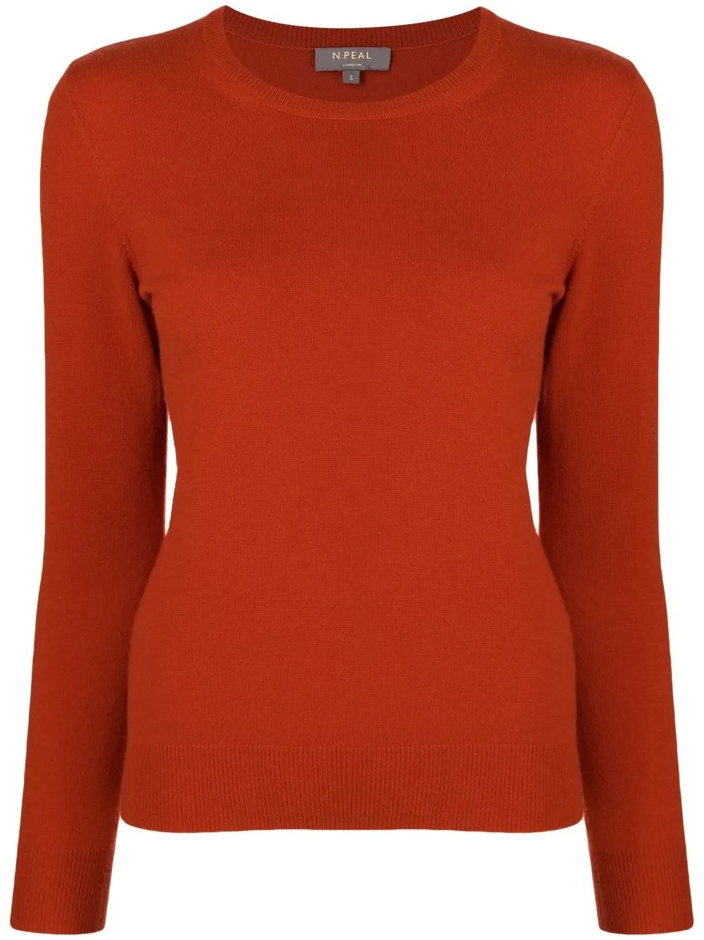 

N.Peal fine-knit cashmere jumper - Orange