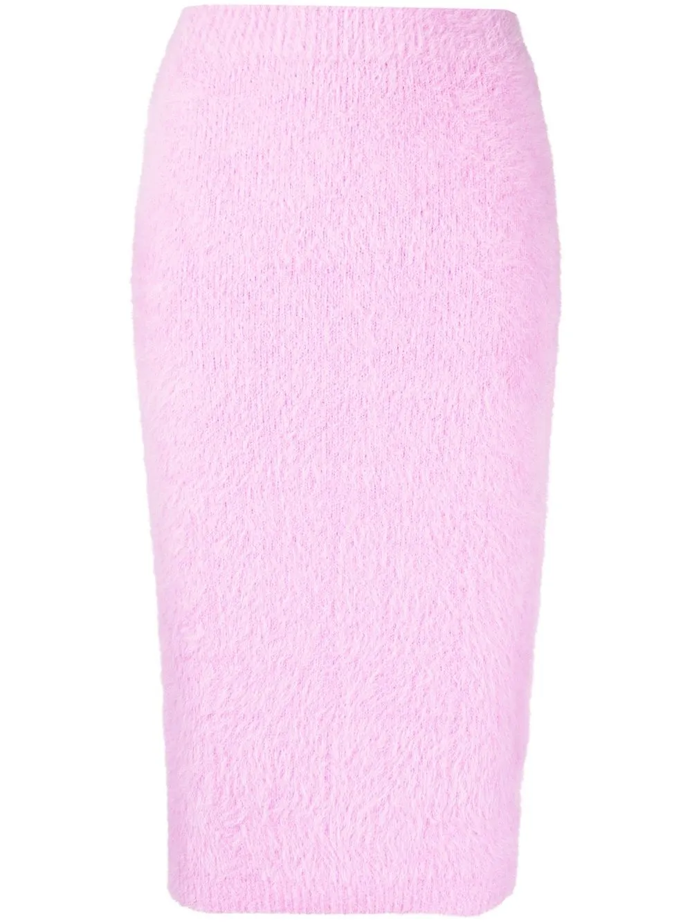 

Faith Connexion textured knit midi skirt - Pink